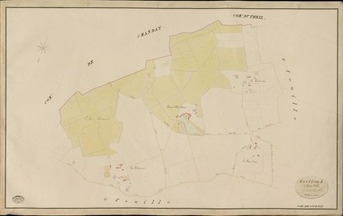 Gournay-le-Guérin. Section A _ de Petite-Ville _ 1re de 3 Feuilles