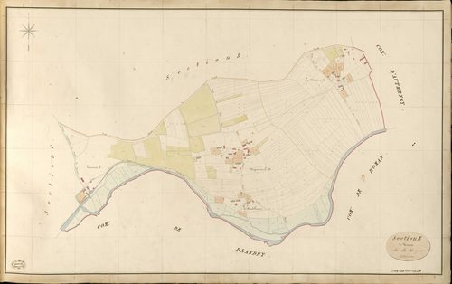 Gouville. Section E _ de Varennes _ Feuille Unique