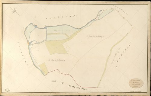 Gouville. Section F _ de Chambray _ 1re de 2 Feuilles