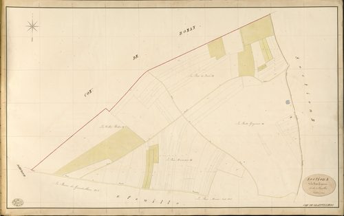 Grandvilliers. Section A _ de la Butte Grogneuse _ 1re de 2 Feuilles