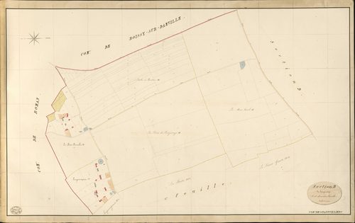 Grandvilliers. Section B _ de la Forêt _ 2e et dernière Feuille