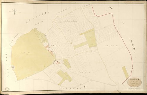 Grandvilliers. Section F _ de la Rousselière _ 1re de 2 Feuilles