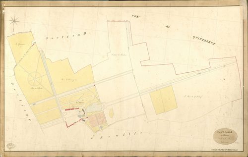 Graveron-Sémerville. Section A _ du Château _ 1re de 2 Feuilles