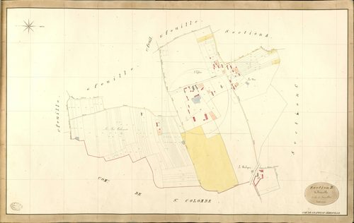 Graveron-Sémerville. Section B _ de Semerville _ 3e de 4 Feuilles