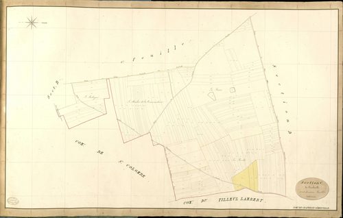 Graveron-Sémerville. Section C _ de Roucheville _ 2e et dernière Feuille