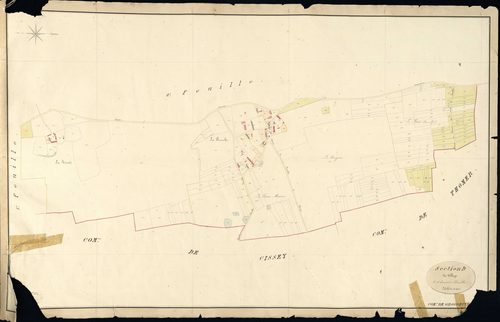 Grossœuvre. Section D _ du Village _ 3e et dernière Feuille
