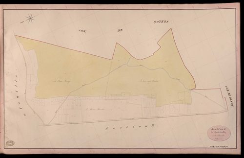 Guerny. Section A _ du Grand Cornillon _ 1re de 2 Feuilles
