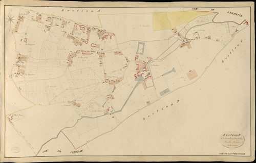 Guéroulde (La). Section B _ de la Croix Rouge et du Marteau _ Feuille Unique