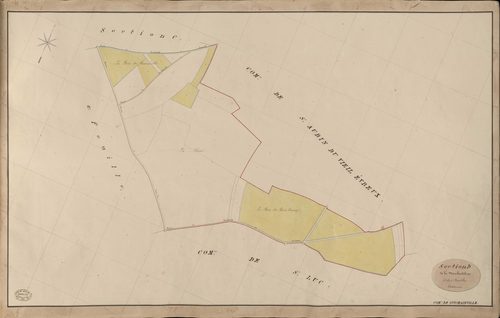 Guichainville. Section D _ de la Mare heudebran _ 1re de 3 Feuilles