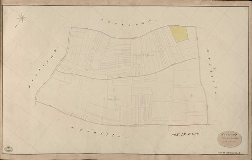 Guichainville. Section D _ de la Mare heudebran _ 2e de 3 Feuilles
