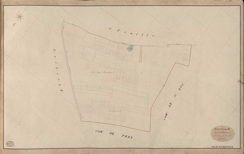 Guichainville. Section D _ de la Mare heudebran _ 3e et dernière Feuille