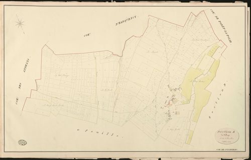 Guiseniers. Section A _ du Village _ 1re de 2 Feuilles