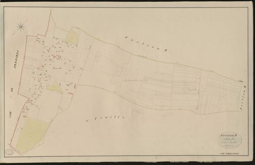 Harcourt. Section D _ de Chrétienville _ 1 re de 2 Feuilles