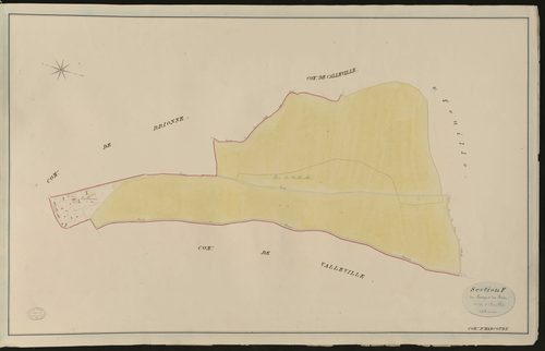 Harcourt. Section F _ du Bocage et des Bois _ 1 re de 2 Feuilles