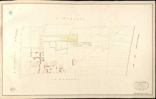 Hardencourt-Cocherel. Section B _ de la Plaque _ 4e de 6 Feuilles