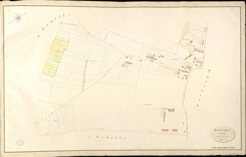 Hardencourt-Cocherel. Section C _ du Carrefour _ 3e de 4 Feuilles