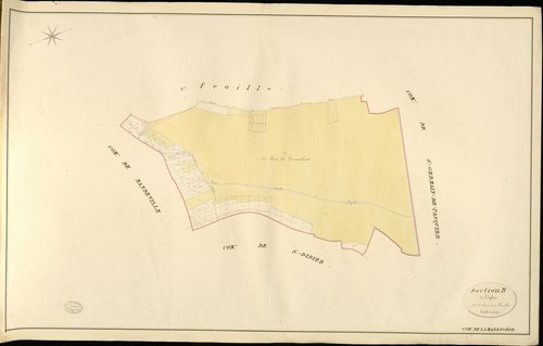 Harengère (La). Section B _ de l'Eglise _ 2e et dernière Feuille