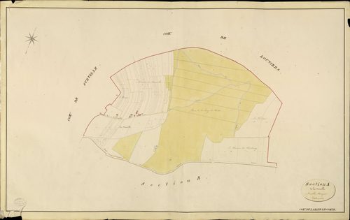 Haye-le-Comte (La). Section A _ de la Neuville _ Feuille Unique