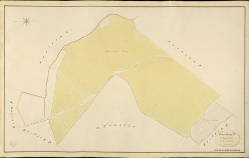 Haye-Malherbe (La). Section C _ Du camp des Ventes _ 1re de 2 feuilles