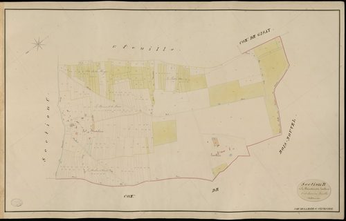 Haye-Saint-Sylvestre (La). Section B _ de la Rénoudière et de Latellerie _ 2e et dernière Feuille