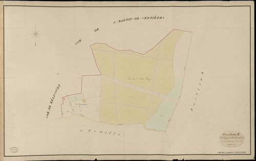 Haye-Saint-Sylvestre (La). Section E _ de la Pasquerie et du Bois de la petite Haye _ 2e et dernière Feuille