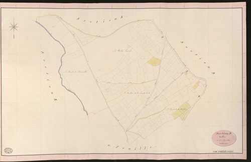 Hébécourt. Section D _ des Prés _ 1re 2 Feuilles