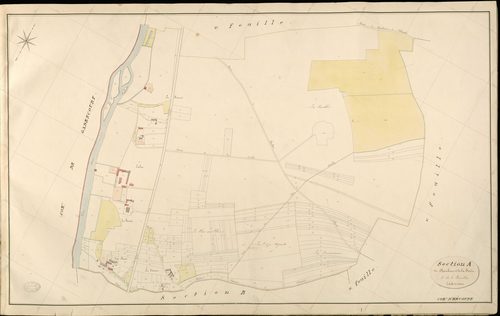 Hécourt. Section A _ de Chambine et de la Forêt _ 3e de 6 Feuilles