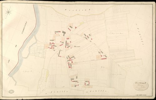 Hécourt. Section B _ d'Hécourt _ 3e de 4 Feuilles