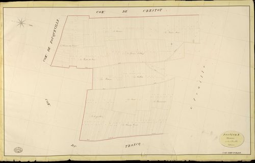 Hectomare. Section A _ d'hectomare _ 1re de 2 Feuilles