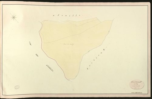 Hennezis. Section F _ des Fiefs _ 1re de 2 Feuilles