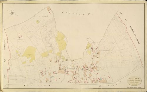 Heudebouville. Section A _ de l'Eglise et de Bellengaux _ Feuille Unique