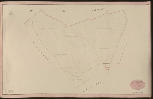 Heudicourt. Section B _ de la Garenne du haut Poirier _ 2e de 3 Feuilles