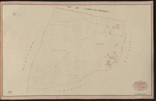 Heudicourt. Section D _ de la Folie _ 1re de 3 Feuilles
