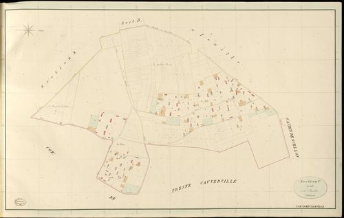 Heudreville-en-Lieuvin. Section C _ du Val _ 1re de 2 Feuilles