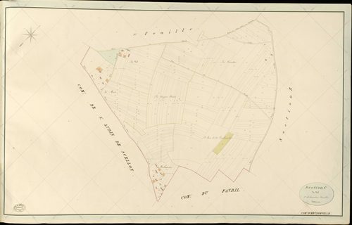 Heudreville-en-Lieuvin. Section C _ du Val _ 2e et dernière Feuille