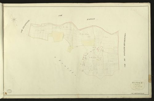 Heudreville-sur-Eure. Section A _ du Bois Ricard _ 1re de 2 Feuilles