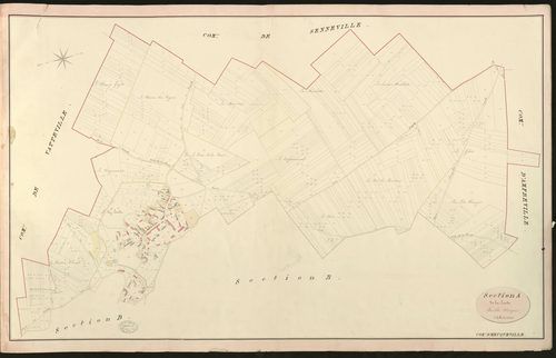 Heuqueville. Section A _ de la Loude _ Feuille Unique