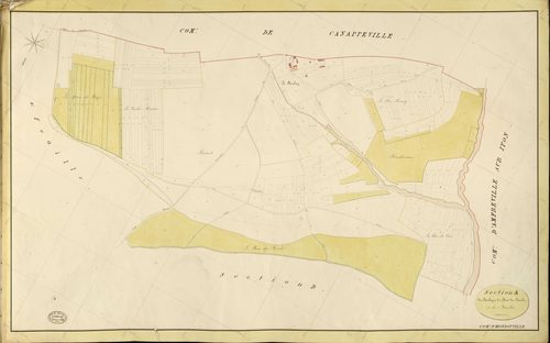 Hondouville. Section A _ du Boulay et du Bois du Roule _ 1re de 2 Feuilles