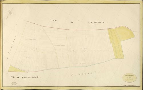 Hondouville. Section B _ de Noyon _ 1re de 2 Feuilles