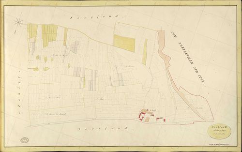 Hondouville. Section D _ de la Côte des Vignes _ 1re de 3 Feuilles