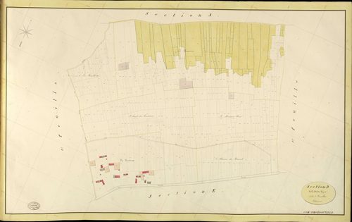 Hondouville. Section D _ de la Côte des Vignes _ 2e de 3 Feuilles