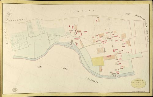 Hondouville. Section E _ du Valtier et de la Fontaine Jeanbart _ 2e de 4 Feuilles