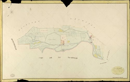 Hondouville. Section E _ du Valtier et de la Fontaine Jeanbart _ 4e et dernière Feuille