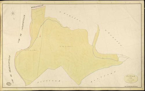 Houetteville. Section A _ de l'Eglise _ 1re de 4 Feuilles