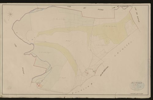Houssaye (La). Section A _ de Chatelliet _ 1re de 2 Feuilles