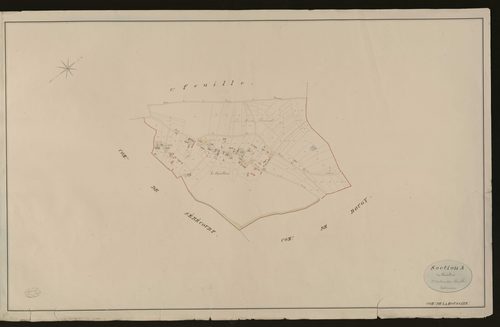 Houssaye (La). Section A _ de Chatelliet _ 2e et dernière Feuille