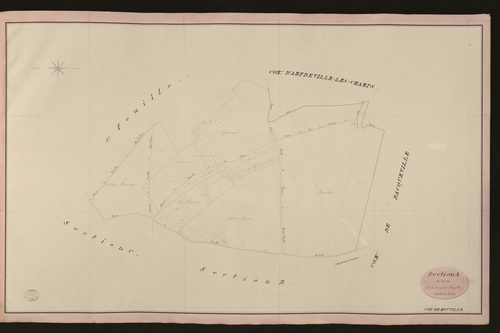Houville-en-Vexin. Section A _ du Curage _ 2e et dernière Feuille