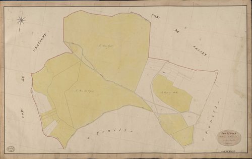 Huest. Section A _ de Huest et du Nuisement _ 1re de 4 Feuilles