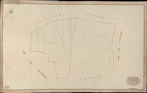 Huest. Section B _ de la Remise de Gauciel _ 3e de 4 Feuilles