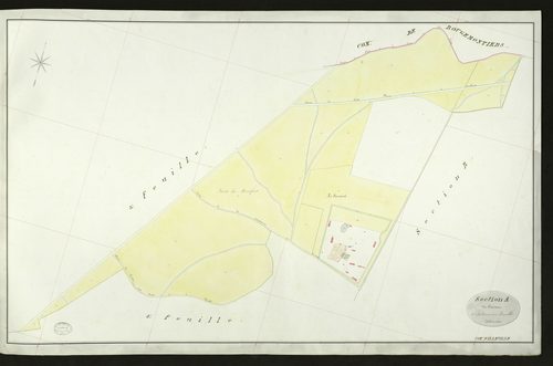 Illeville-sur-Montfort. Section A _ de la Forêt _ 4e et dernière Feuille